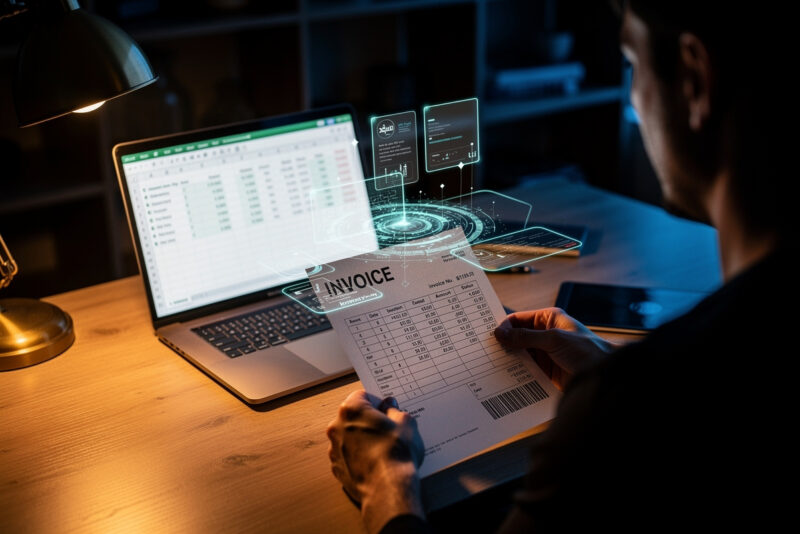 Extraire des données de facture PDF vers Excel : IA gratuite